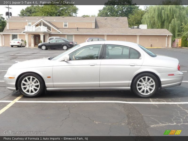 Platinum Silver / Charcoal 2001 Jaguar S-Type 4.0