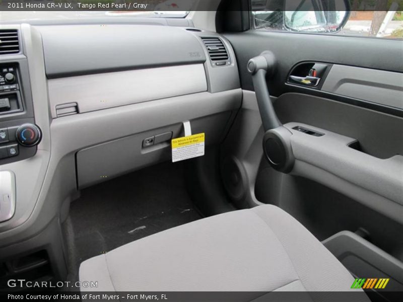Tango Red Pearl / Gray 2011 Honda CR-V LX