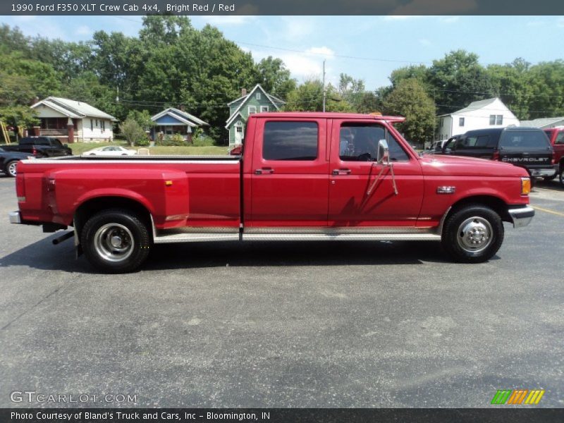  1990 F350 XLT Crew Cab 4x4 Bright Red