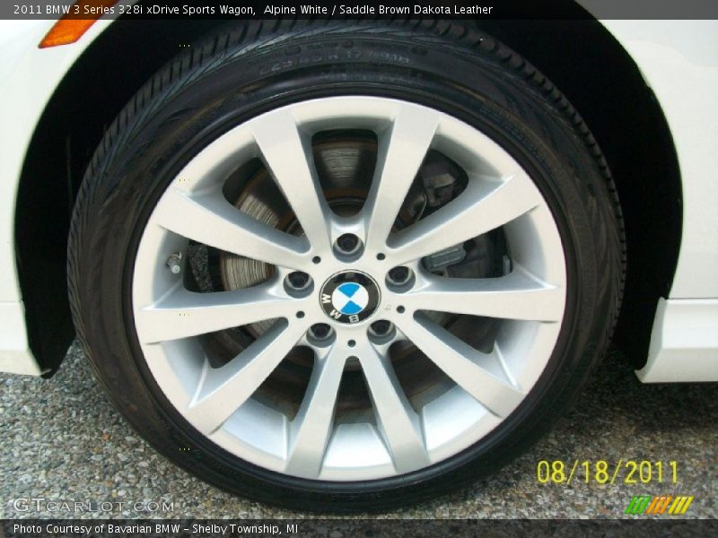Alpine White / Saddle Brown Dakota Leather 2011 BMW 3 Series 328i xDrive Sports Wagon