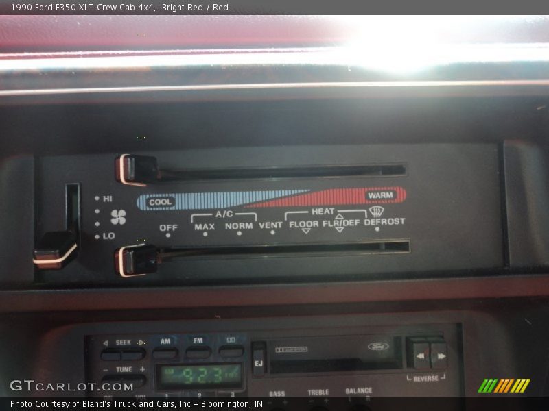 Controls of 1990 F350 XLT Crew Cab 4x4