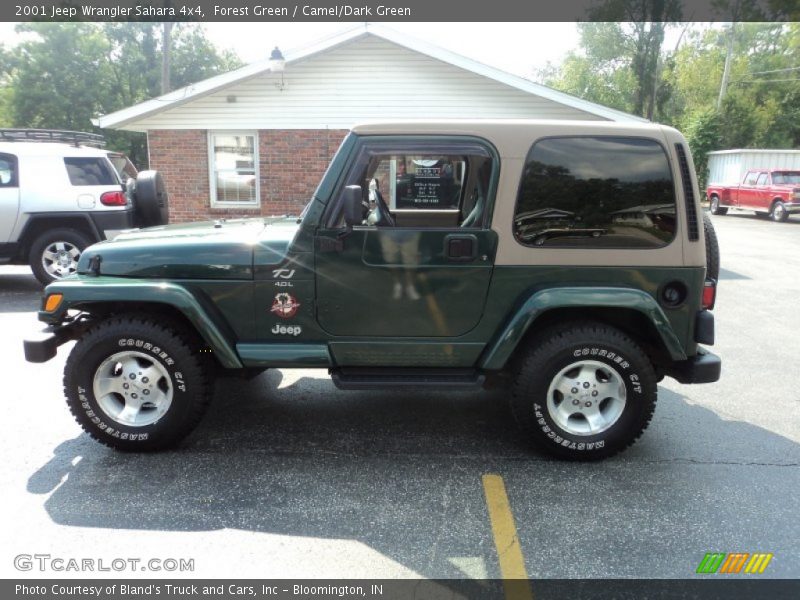 Forest Green / Camel/Dark Green 2001 Jeep Wrangler Sahara 4x4