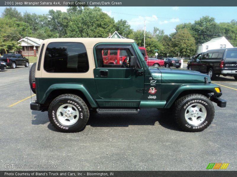Forest Green / Camel/Dark Green 2001 Jeep Wrangler Sahara 4x4