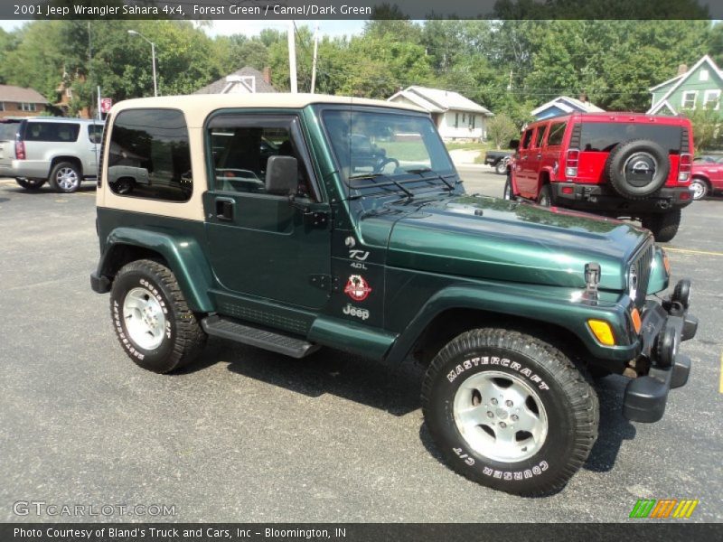 Forest Green / Camel/Dark Green 2001 Jeep Wrangler Sahara 4x4