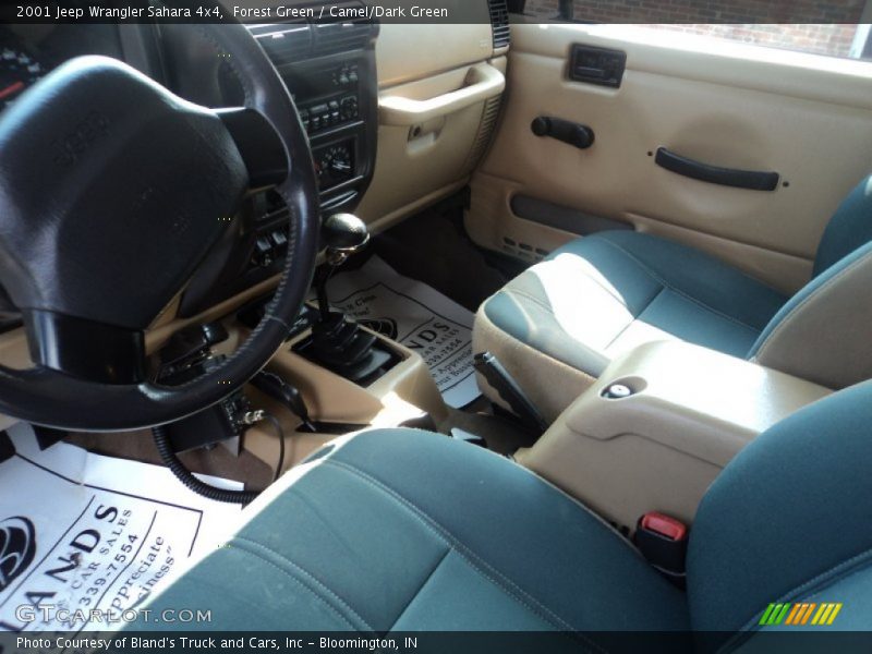 Forest Green / Camel/Dark Green 2001 Jeep Wrangler Sahara 4x4