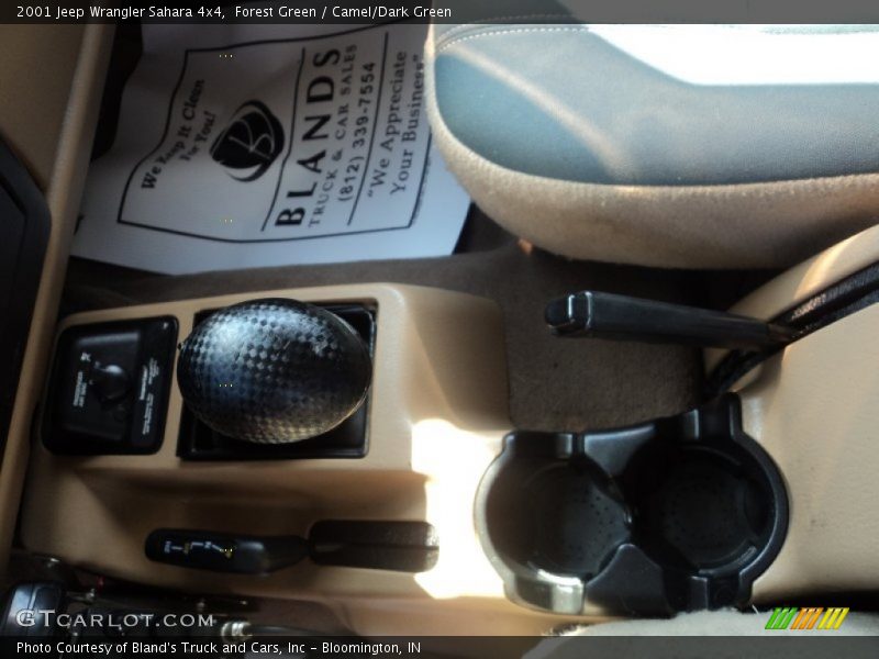 Forest Green / Camel/Dark Green 2001 Jeep Wrangler Sahara 4x4