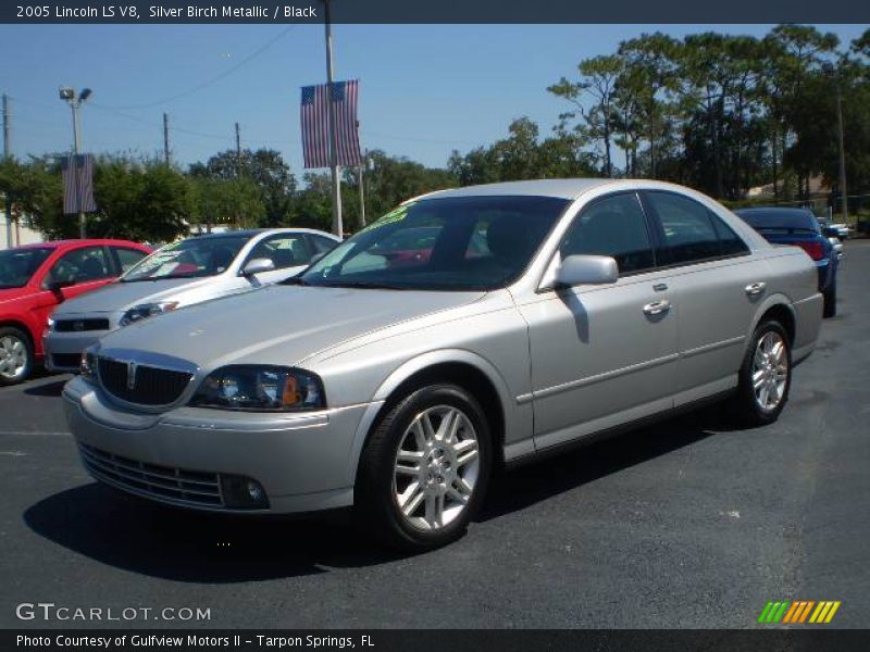 Silver Birch Metallic / Black 2005 Lincoln LS V8