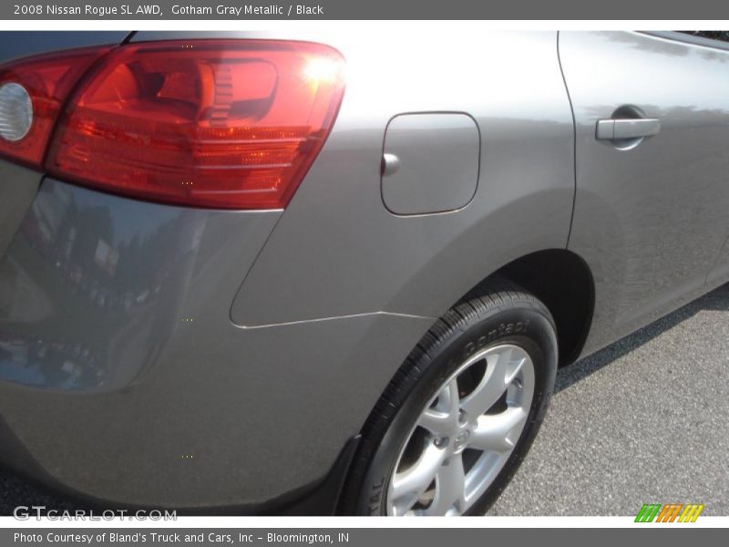 Gotham Gray Metallic / Black 2008 Nissan Rogue SL AWD