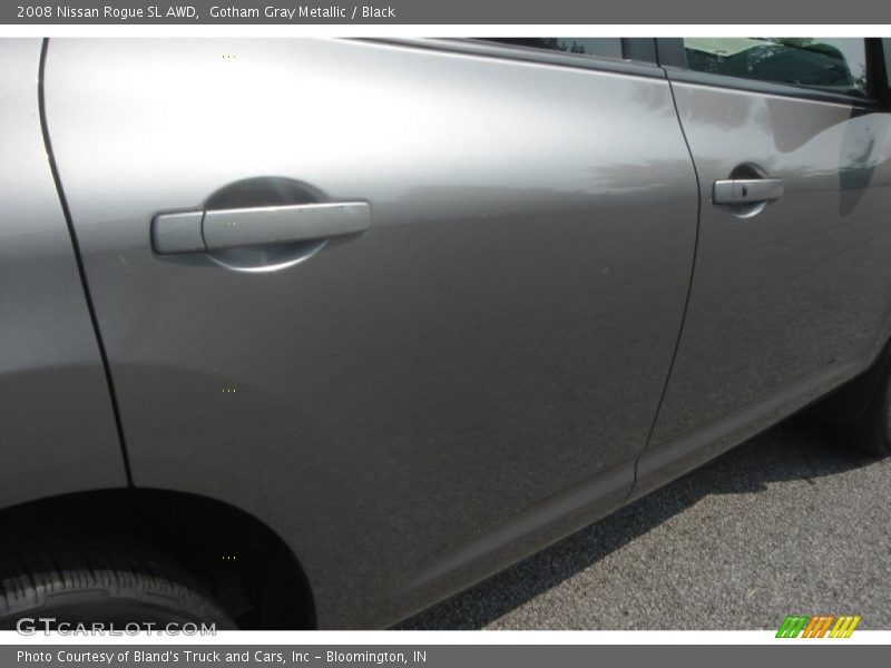 Gotham Gray Metallic / Black 2008 Nissan Rogue SL AWD