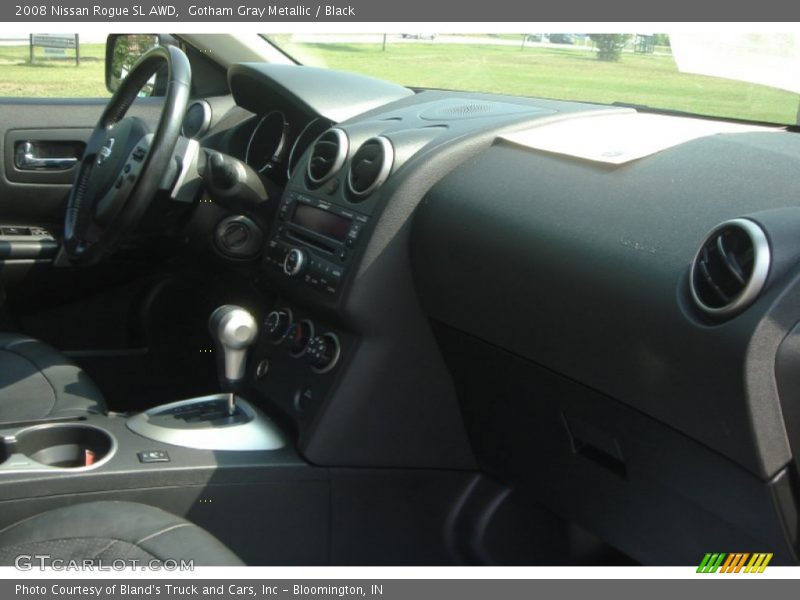 Gotham Gray Metallic / Black 2008 Nissan Rogue SL AWD