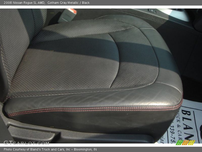 Gotham Gray Metallic / Black 2008 Nissan Rogue SL AWD