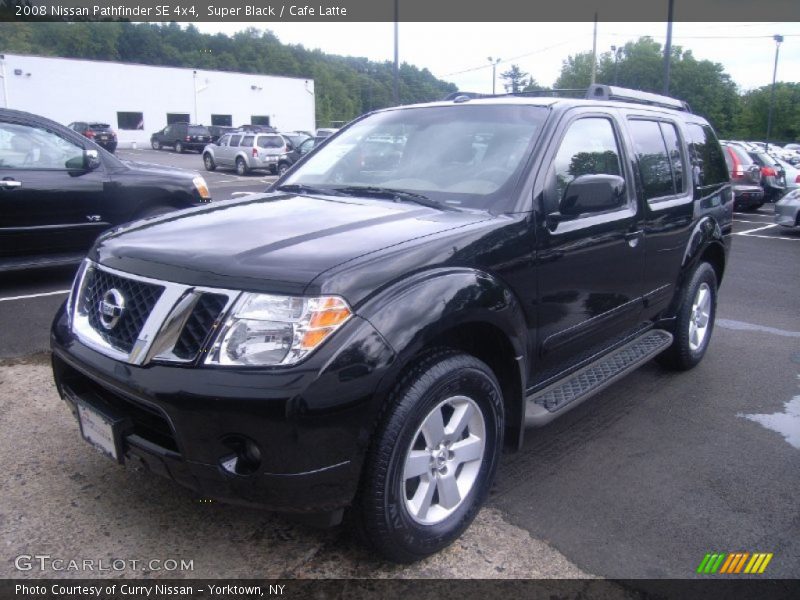 Super Black / Cafe Latte 2008 Nissan Pathfinder SE 4x4