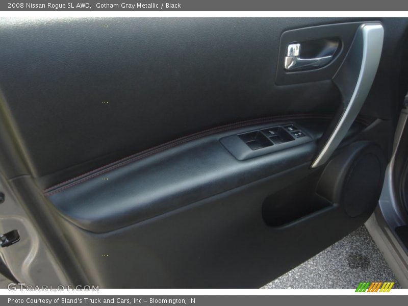 Gotham Gray Metallic / Black 2008 Nissan Rogue SL AWD