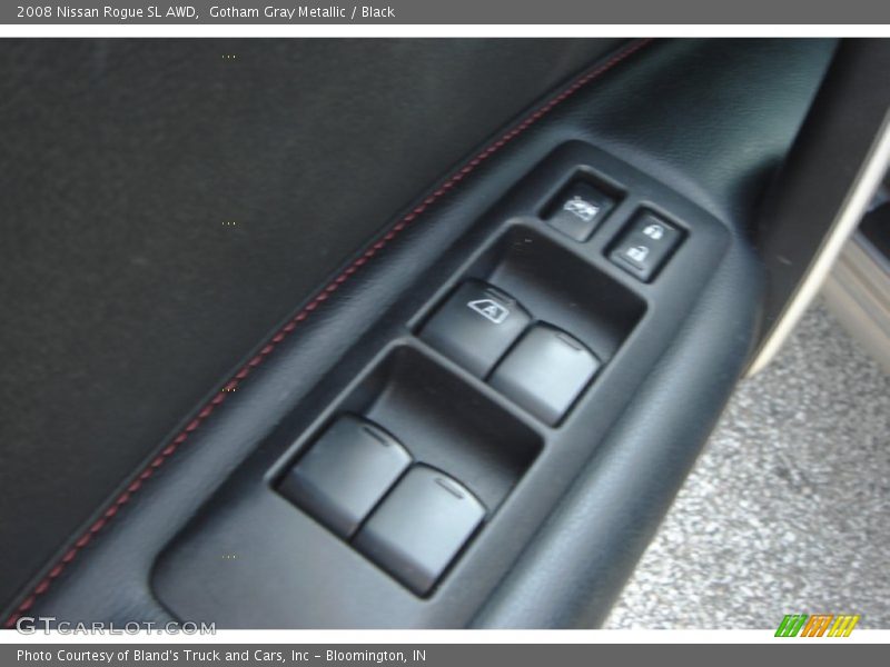 Gotham Gray Metallic / Black 2008 Nissan Rogue SL AWD