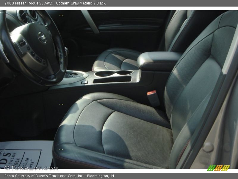 Gotham Gray Metallic / Black 2008 Nissan Rogue SL AWD