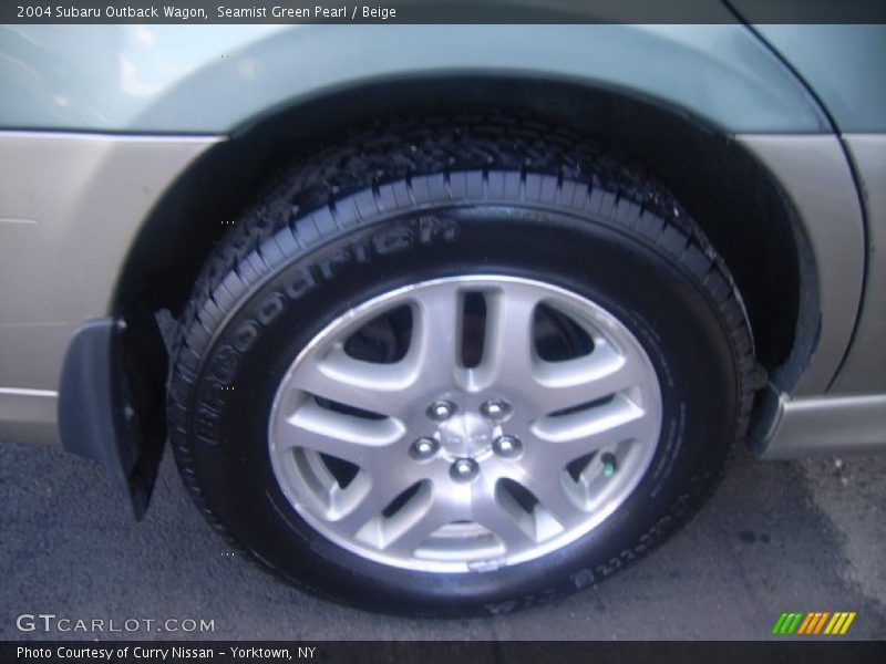 Seamist Green Pearl / Beige 2004 Subaru Outback Wagon