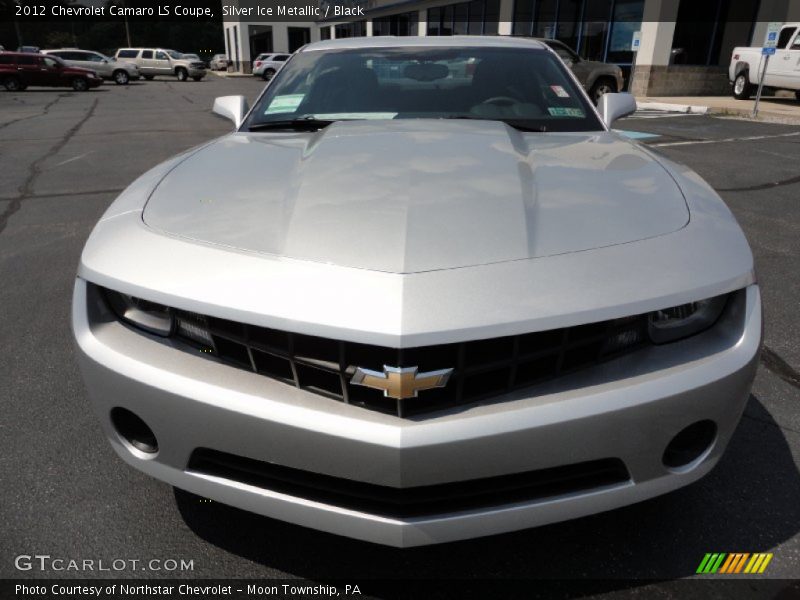 Silver Ice Metallic / Black 2012 Chevrolet Camaro LS Coupe