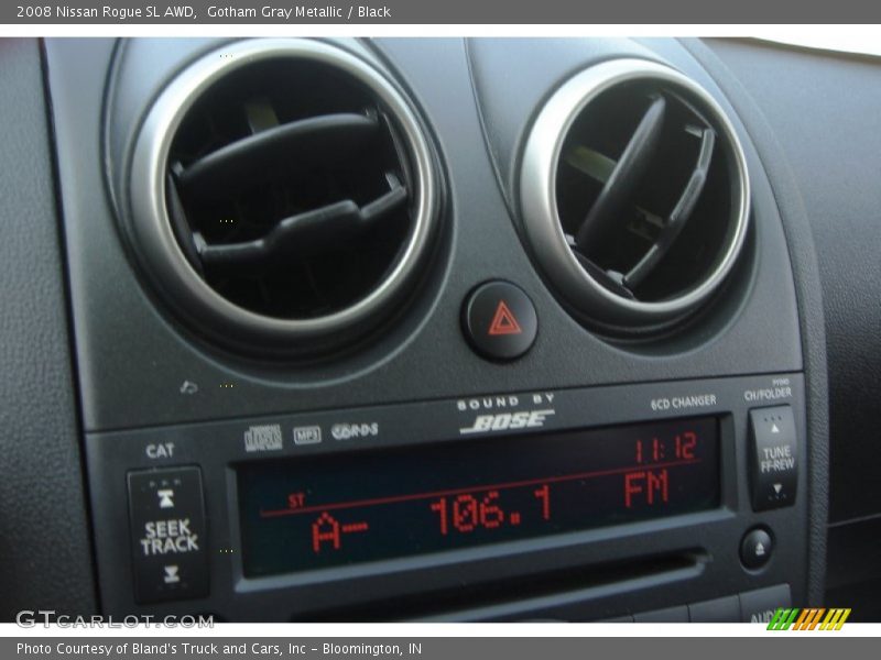 Gotham Gray Metallic / Black 2008 Nissan Rogue SL AWD