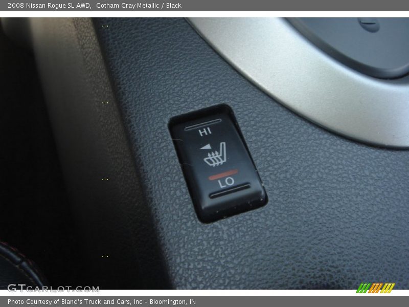 Gotham Gray Metallic / Black 2008 Nissan Rogue SL AWD