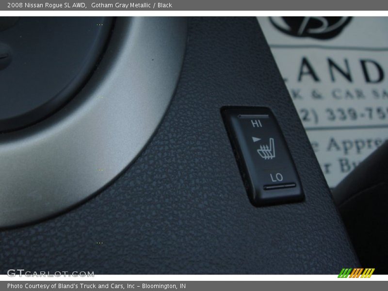 Gotham Gray Metallic / Black 2008 Nissan Rogue SL AWD