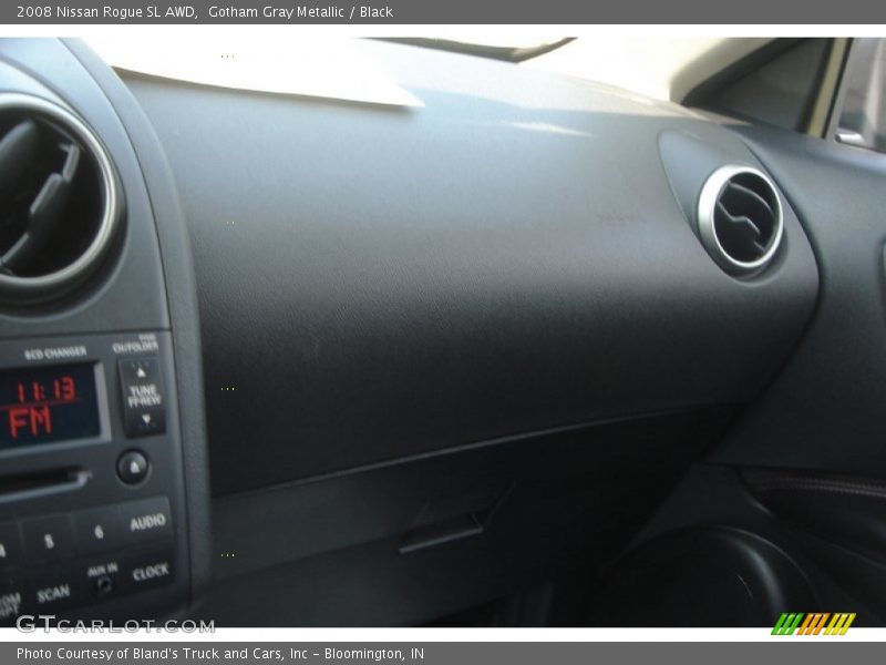 Gotham Gray Metallic / Black 2008 Nissan Rogue SL AWD