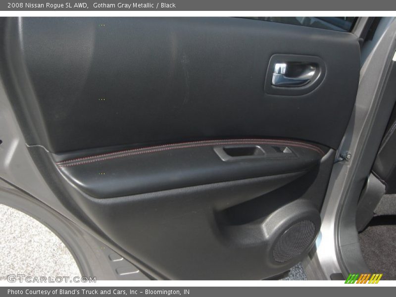 Gotham Gray Metallic / Black 2008 Nissan Rogue SL AWD