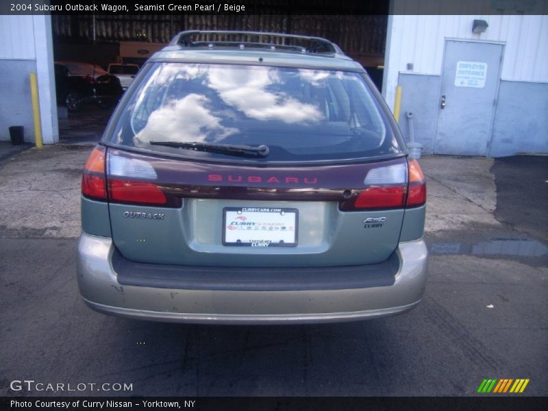 Seamist Green Pearl / Beige 2004 Subaru Outback Wagon