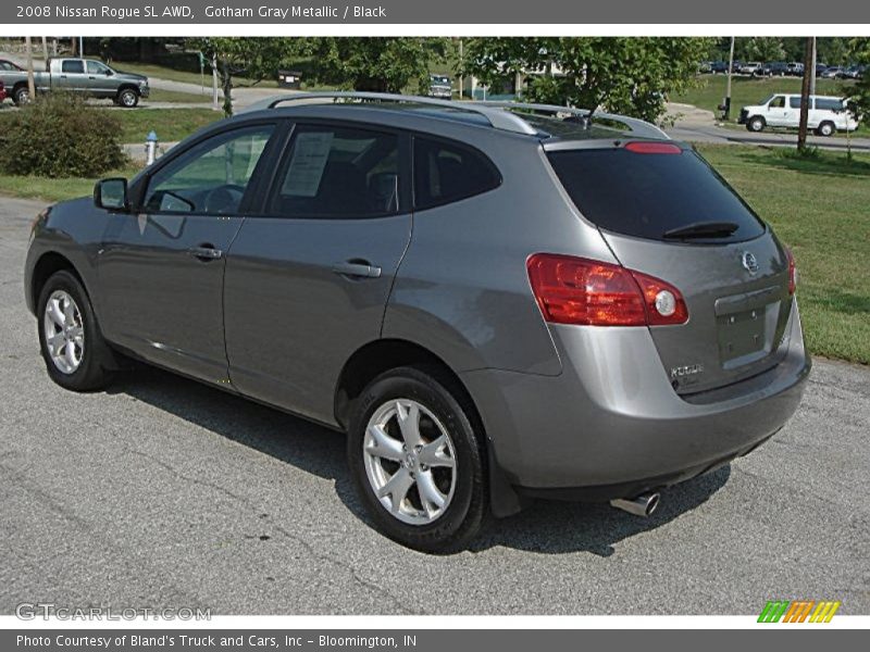 Gotham Gray Metallic / Black 2008 Nissan Rogue SL AWD