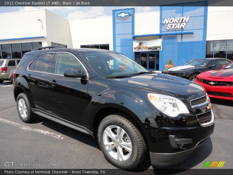 Black / Jet Black 2012 Chevrolet Equinox LT AWD