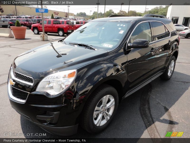 Black / Jet Black 2012 Chevrolet Equinox LT AWD