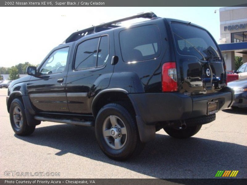 Super Black / Gray Celadon 2002 Nissan Xterra XE V6