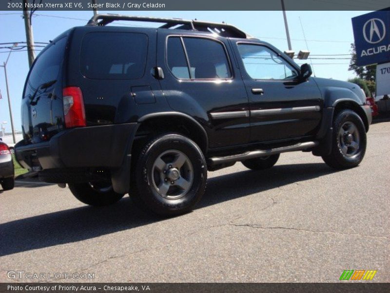 Super Black / Gray Celadon 2002 Nissan Xterra XE V6