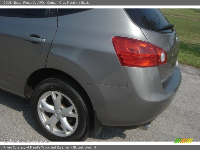 Gotham Gray Metallic / Black 2008 Nissan Rogue SL AWD