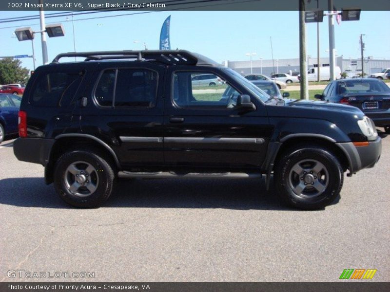 Super Black / Gray Celadon 2002 Nissan Xterra XE V6