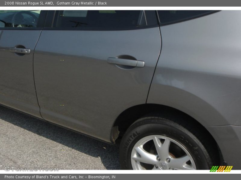 Gotham Gray Metallic / Black 2008 Nissan Rogue SL AWD