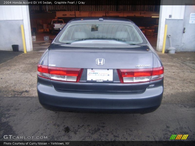 Graphite Pearl / Gray 2004 Honda Accord EX V6 Sedan