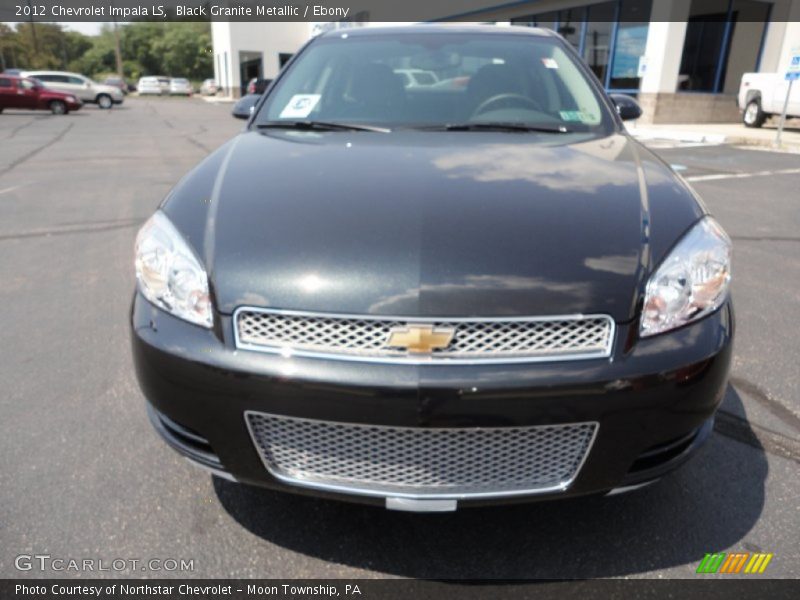 Black Granite Metallic / Ebony 2012 Chevrolet Impala LS