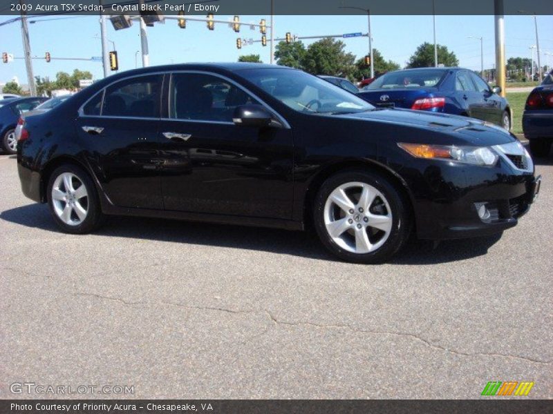 Crystal Black Pearl / Ebony 2009 Acura TSX Sedan