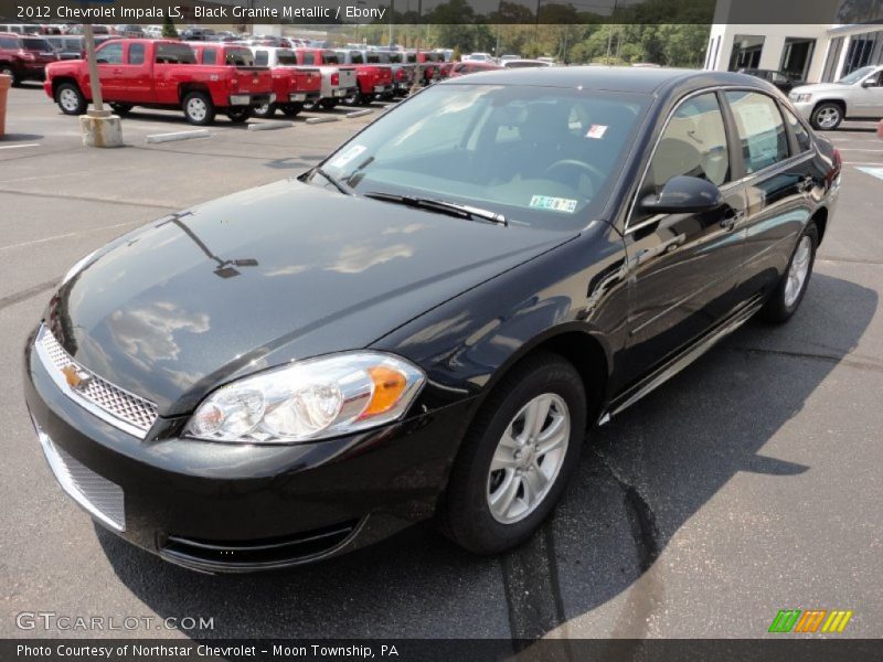 Black Granite Metallic / Ebony 2012 Chevrolet Impala LS