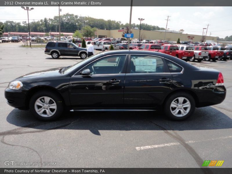Black Granite Metallic / Ebony 2012 Chevrolet Impala LS
