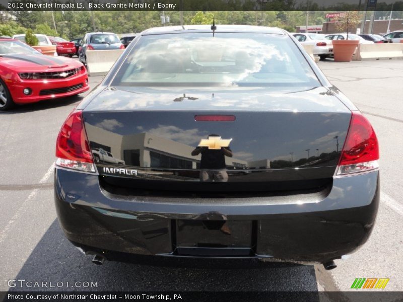 Black Granite Metallic / Ebony 2012 Chevrolet Impala LS