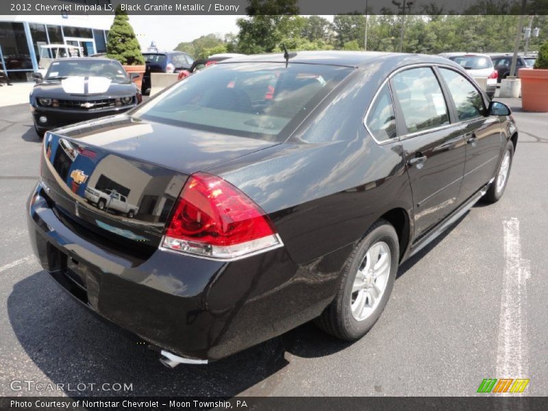 Black Granite Metallic / Ebony 2012 Chevrolet Impala LS