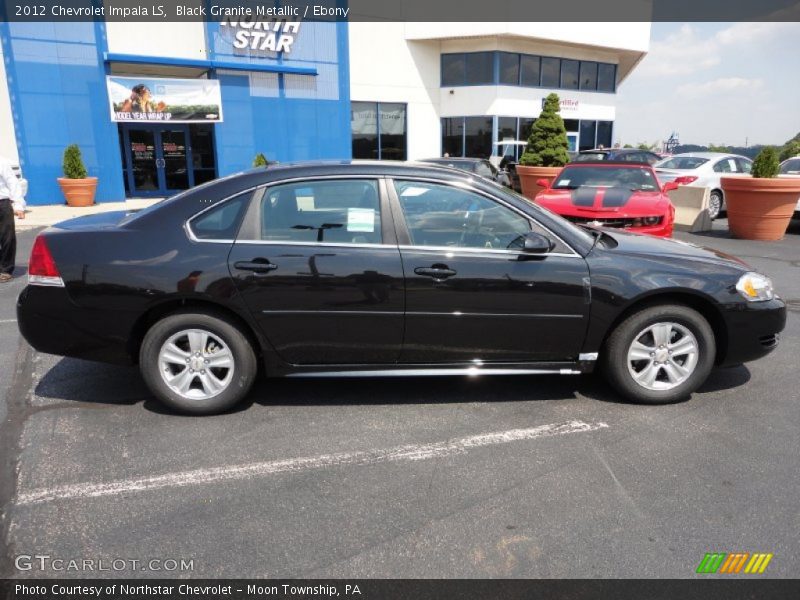 Black Granite Metallic / Ebony 2012 Chevrolet Impala LS