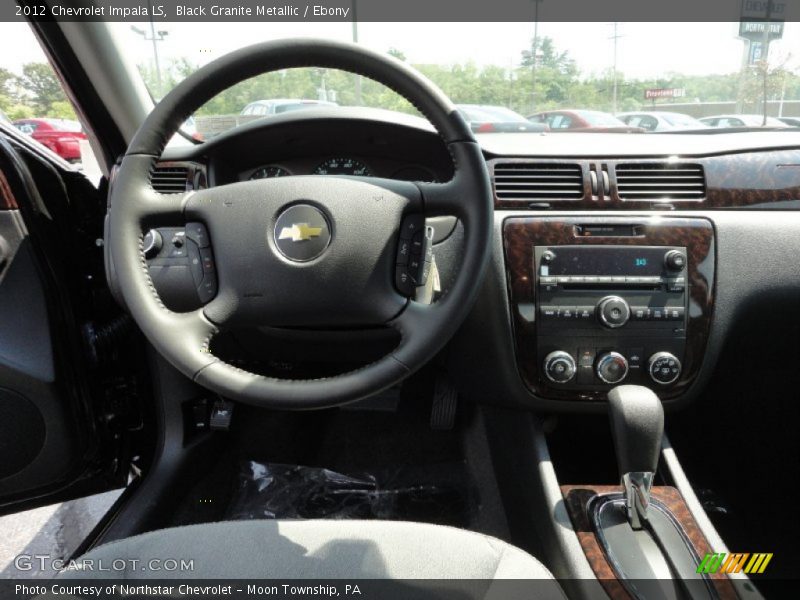 Black Granite Metallic / Ebony 2012 Chevrolet Impala LS