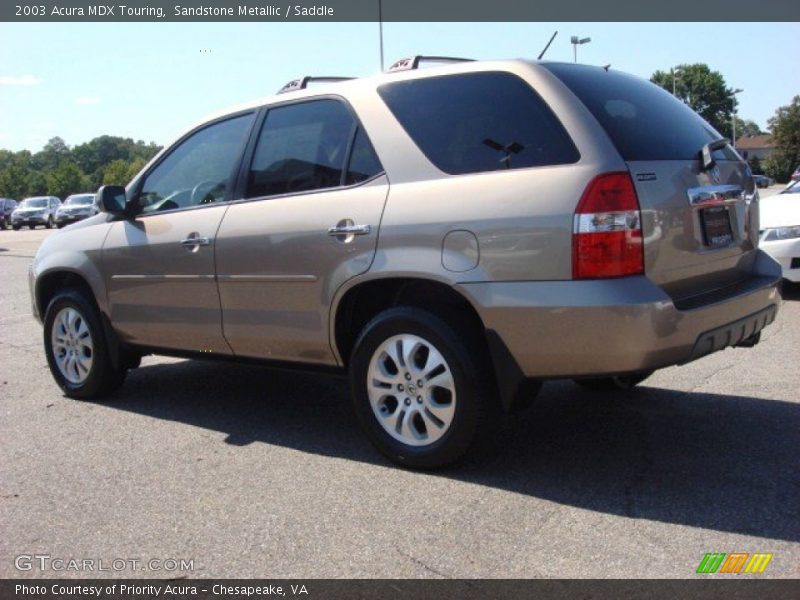 Sandstone Metallic / Saddle 2003 Acura MDX Touring