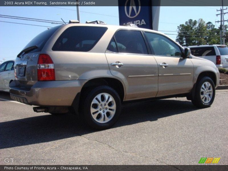 Sandstone Metallic / Saddle 2003 Acura MDX Touring