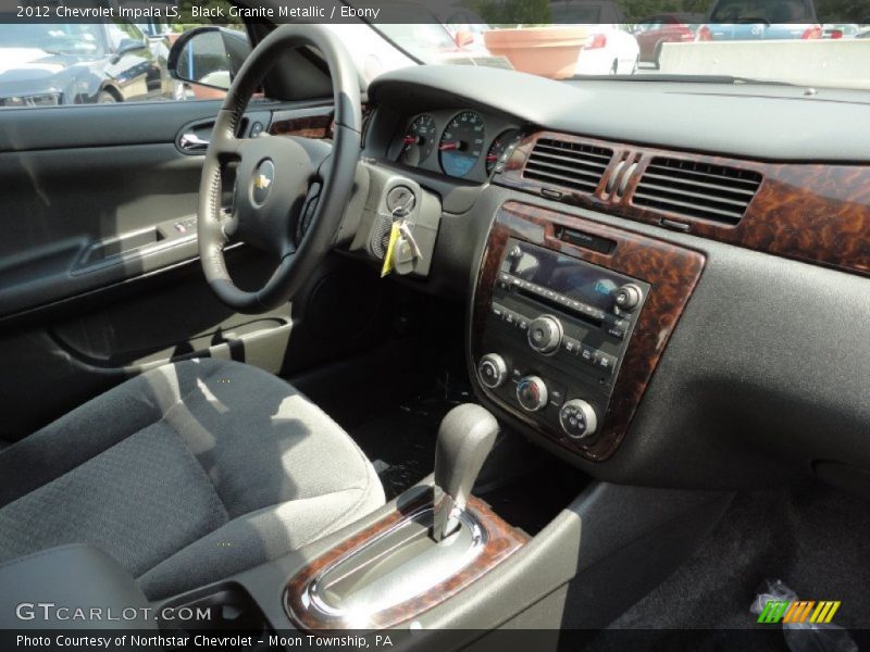 Black Granite Metallic / Ebony 2012 Chevrolet Impala LS