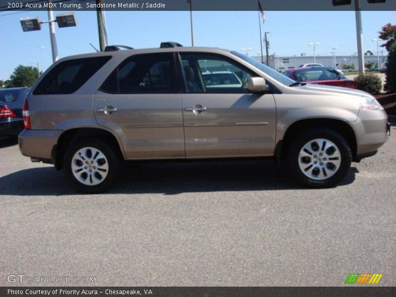 Sandstone Metallic / Saddle 2003 Acura MDX Touring