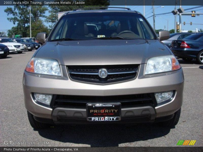 Sandstone Metallic / Saddle 2003 Acura MDX Touring