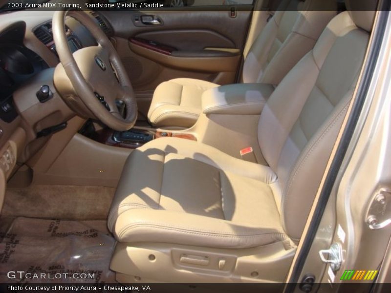  2003 MDX Touring Saddle Interior